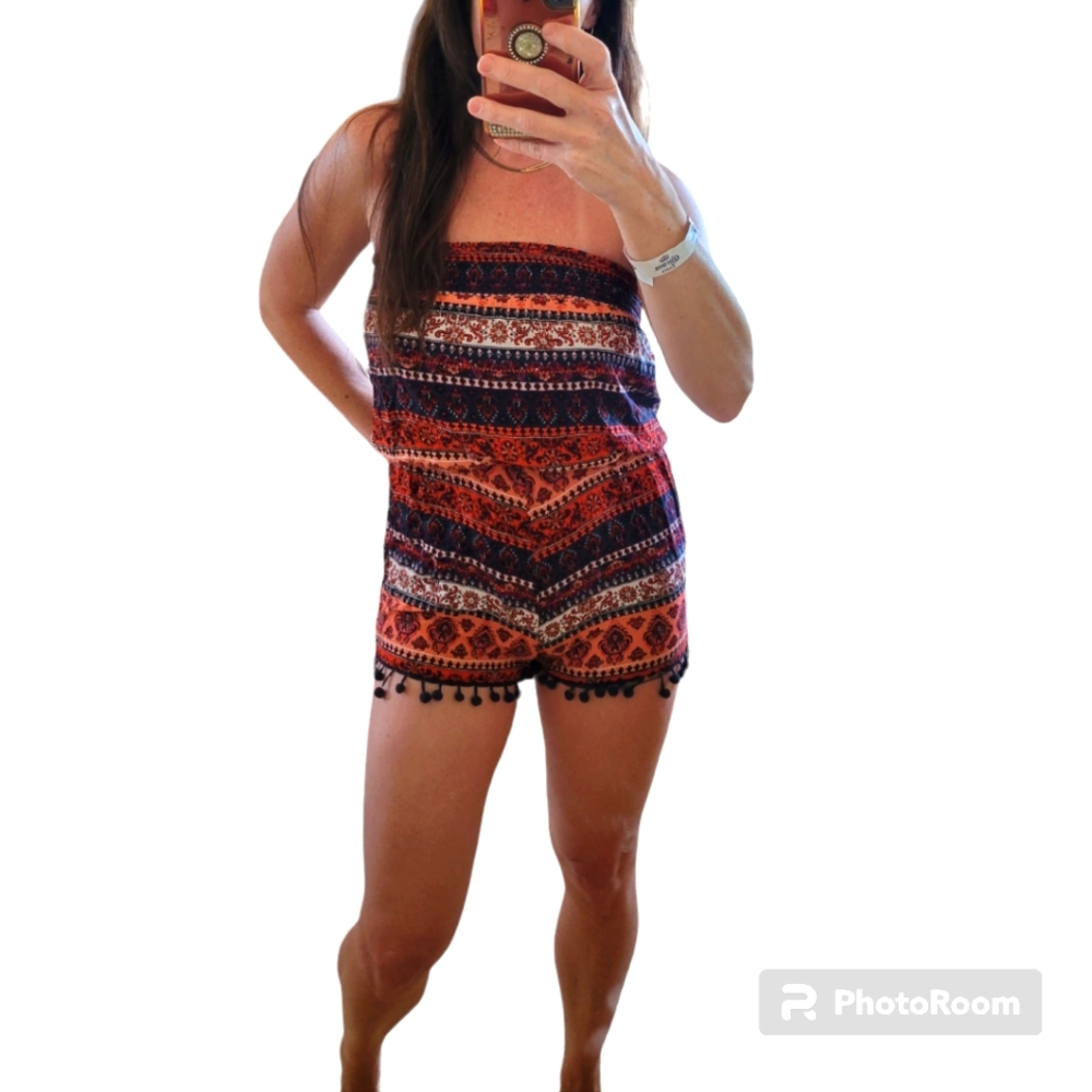 J for Justify Strapless Romper